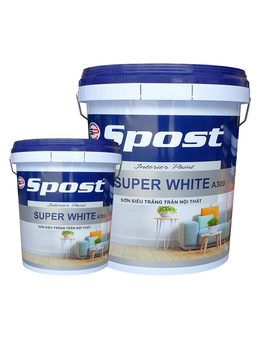 Sơn siêu trắng nội thất cao cấp SPOST Super White A300