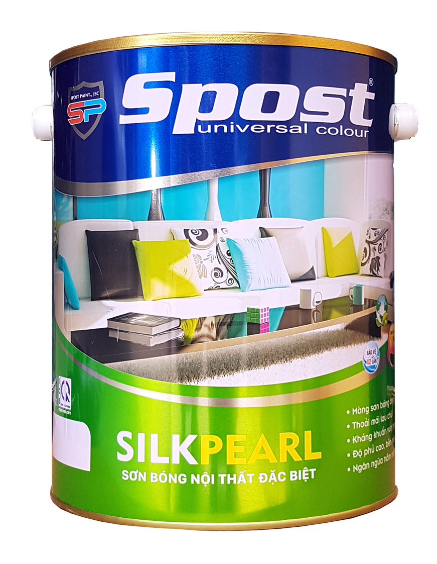 Sơn Spost Silk Pearl S100 bóng nội thất đặc biệt